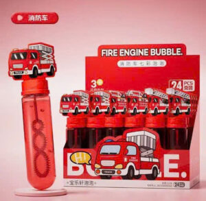 Que thổi bong bóng xe cứu hỏa, tiên cá