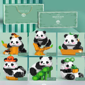 Lego mô hình gấu trúc