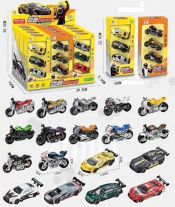 Set 3 mô hình xe hợp kim