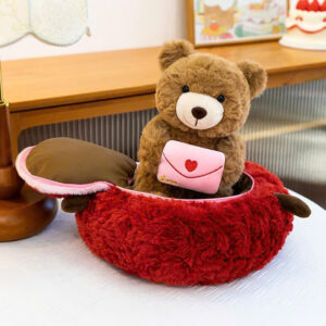 Gấu bông Teddy ôm thư 35cm