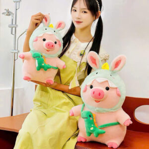 Gấu bông heo đội mũ 45cm